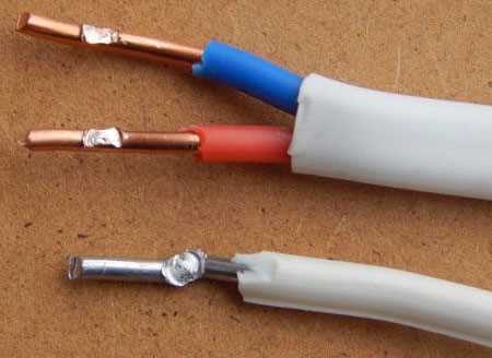 Как определить сечение алюминиевого провода без маркировки