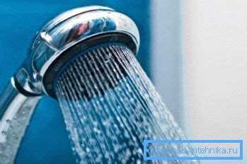 Какой расход воды в душе л мин