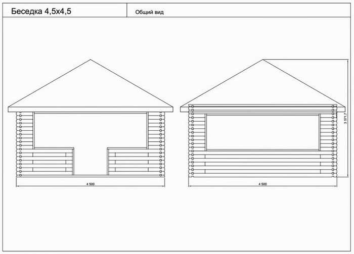 Какой сечением бруса подходит для каркаса беседки