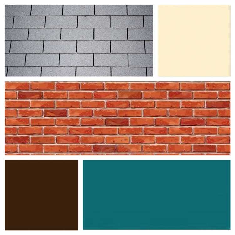 Подходящие оттенки оконных рам и дверей к красному кирпичу