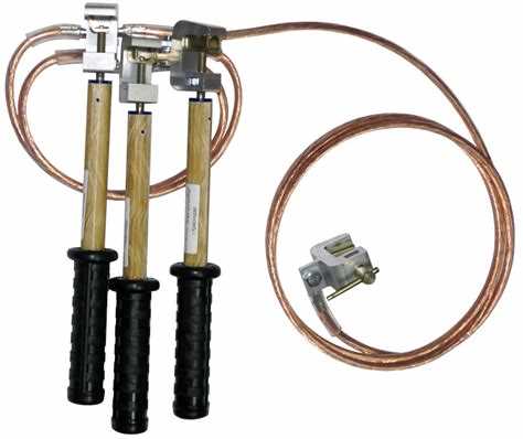 Последовательность подключения переносных заземлений