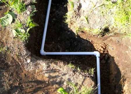 Как организовать слив воды перед зимой