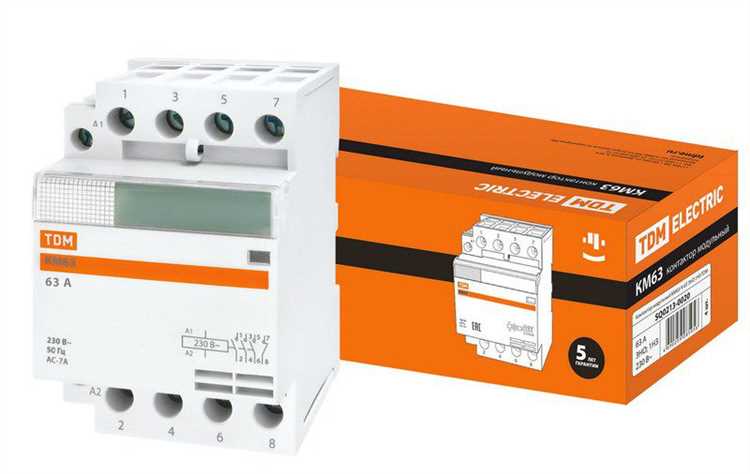 Особенности использования модульных контакторов в промышленности