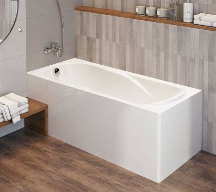 На какой высоте должна быть ванна от пола