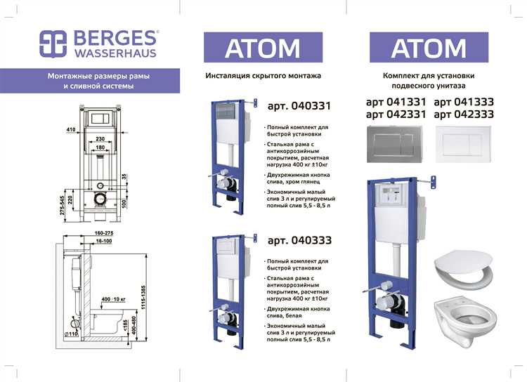 Рекомендации производителей по установке унитаза на инсталляцию