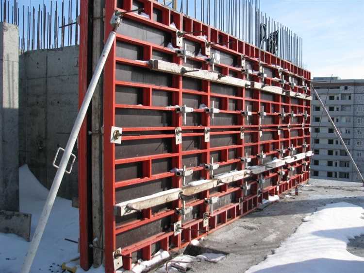 Технические требования к монтажу опалубки для бетонных конструкций