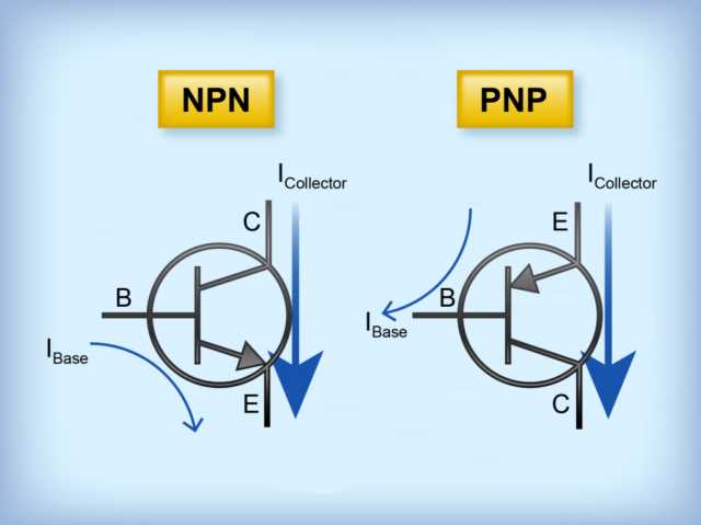 Pnp и npn транзисторы чем отличаются