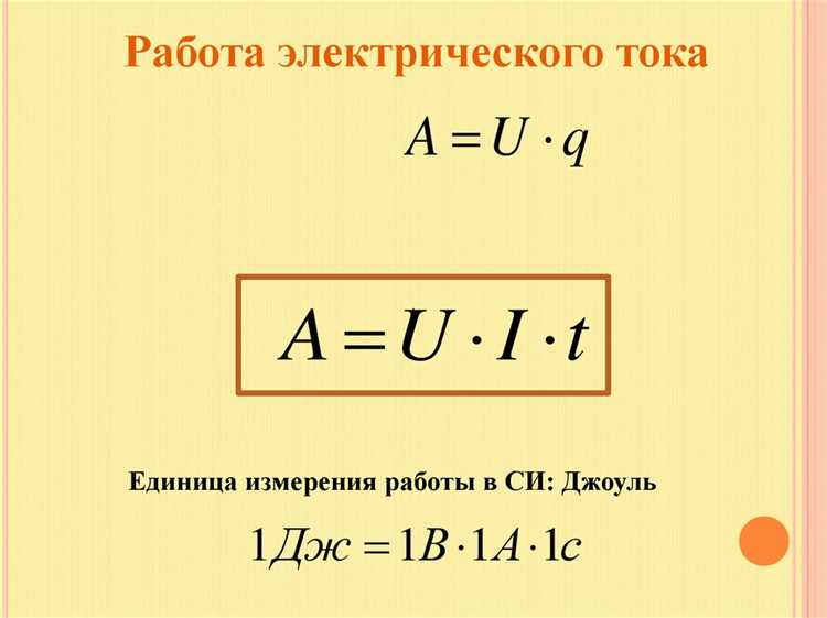 Зависимость работы от фазы между напряжением и током