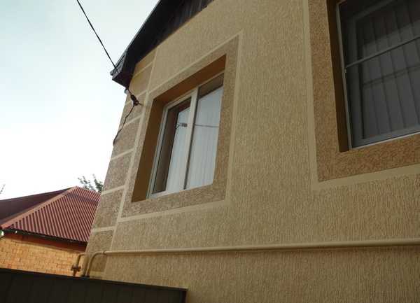 Штукатурка короед фасадная как наносить на газоблок