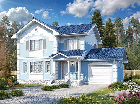 Тёплые оттенки фасада: когда они сочетаются с коричневой кровлей