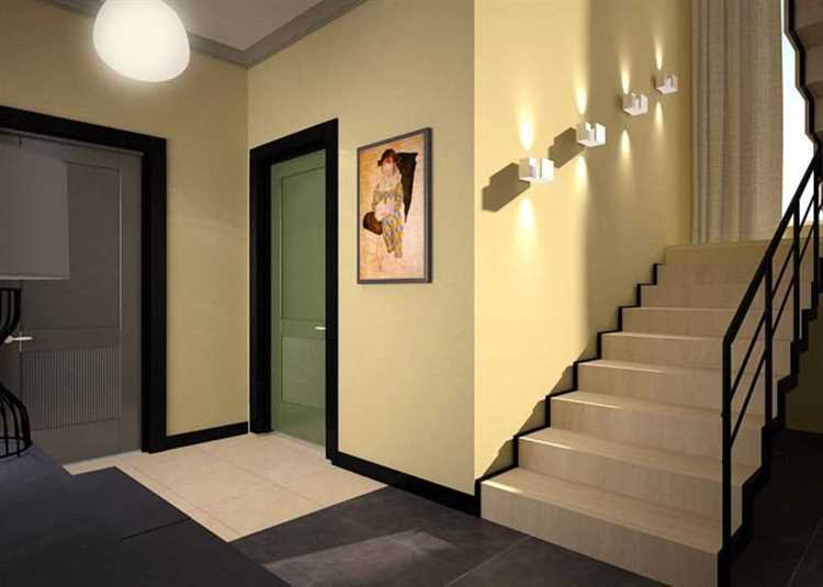 Выбор оттенков для коридора без естественного освещения