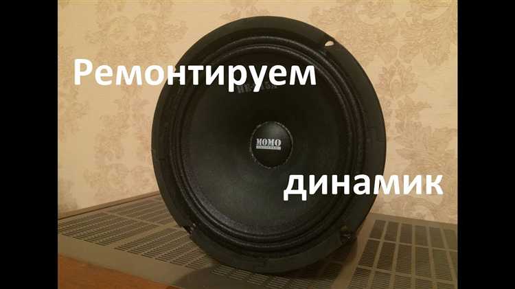 Проверка динамика на наличие пыли и загрязнений