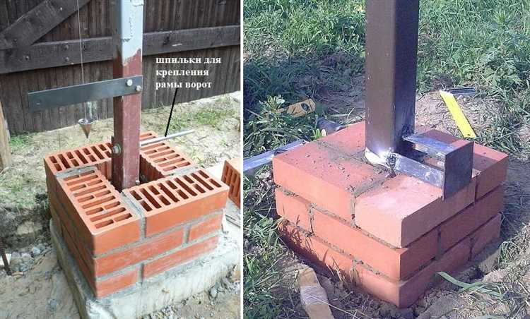 Временные меры, если столб уже сдвинулся и мешает закрытию ворот