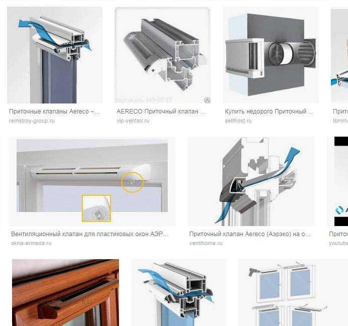Как выбрать клапан в зависимости от типа окна и помещения