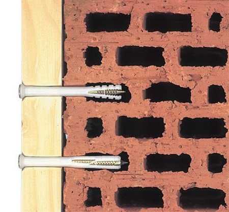 Диаметр и длина дюбеля в зависимости от нагрузки