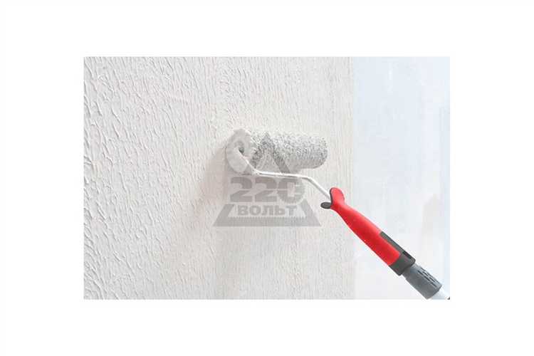 Удаление засохших остатков грунтовки с ворса валика