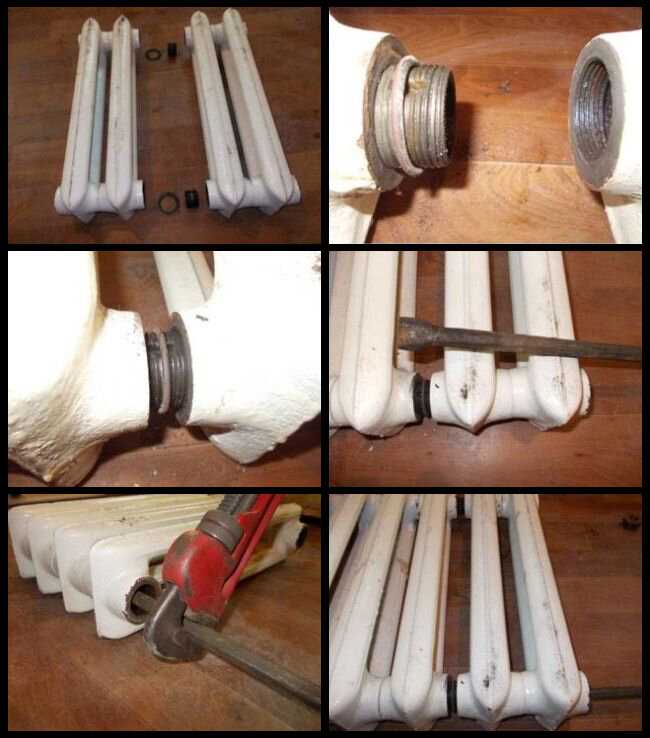 Как открутить заглушку на чугунной батареи отопления