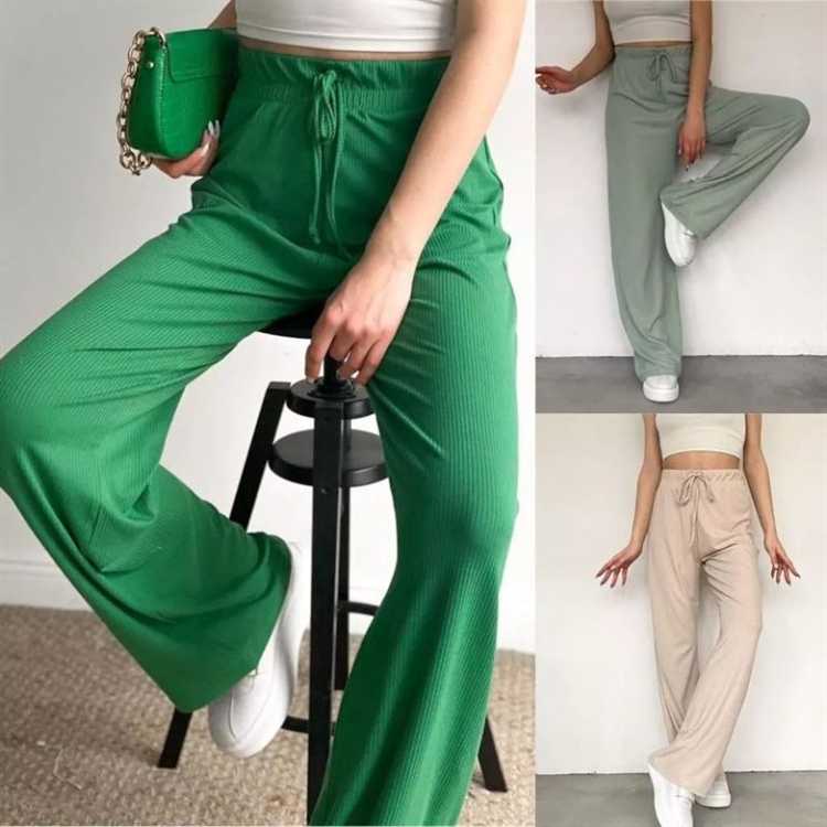 Подготовка низа штанин перед подшивом