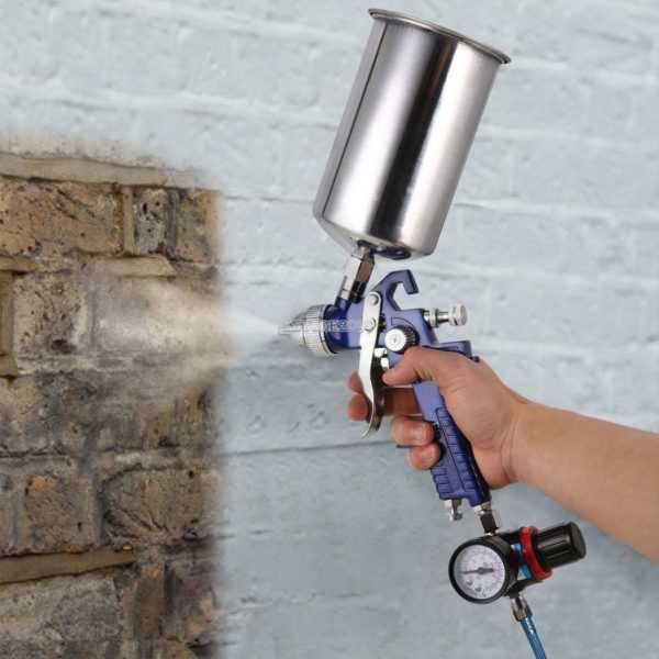Подбор подходящего типа краскопульта для стен