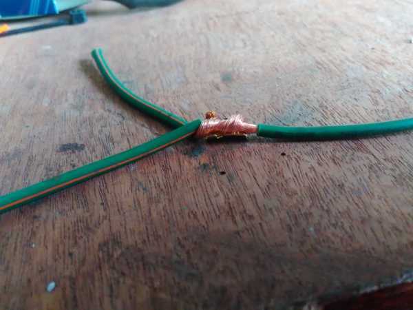 Подготовка провода и рабочей зоны перед разжиманием