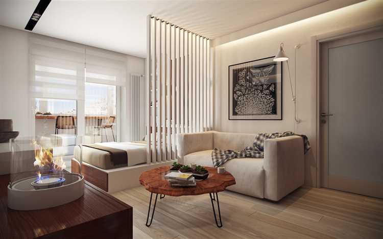 Организация хранения вещей в разделённой комнате