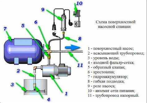 Нарушение герметичности всасывающего трубопровода
