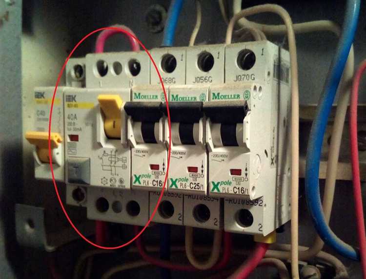 Срабатывание УЗО при утечке тока на корпус