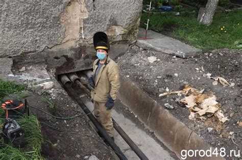 Работы по опрессовке системы и сезонные испытания трубопровода