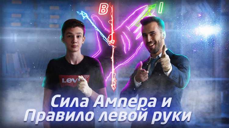 Связь правила левой руки с векторными величинами: ток, поле, сила