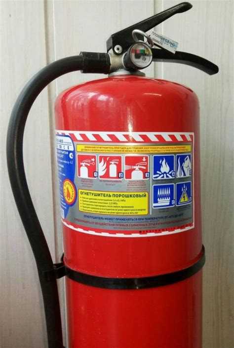 Маркировка огнетушителей с хладонами для электрических щитов