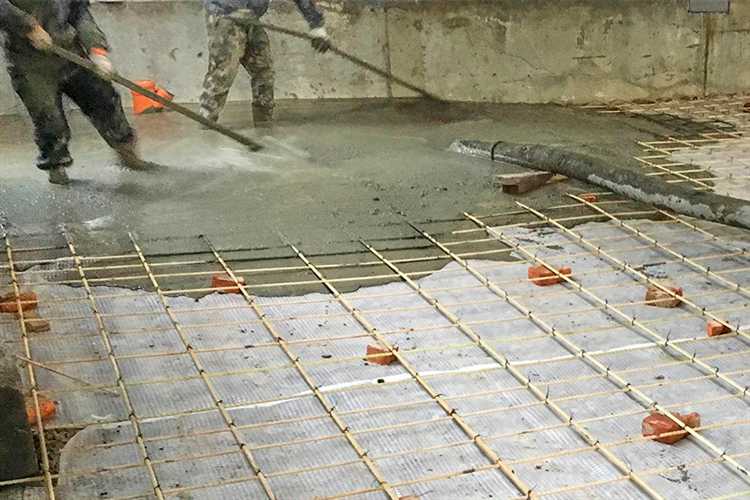 Толщина стяжки для армирования металлической сеткой