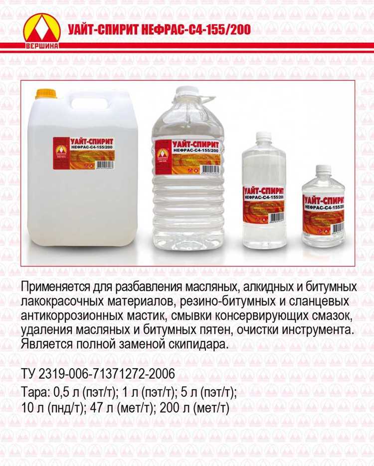 Влияние растворителя и уайт спирита на безопасность при использовании