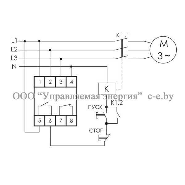 Применение реле контроля фаз в системах автоматического ввода резерва