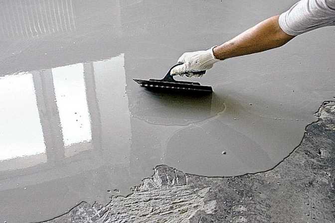 Подготовка основания перед заливкой самовыравнивающейся смеси