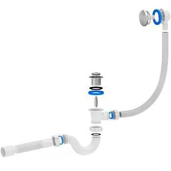 Порядок установки сифона клик-клак своими руками