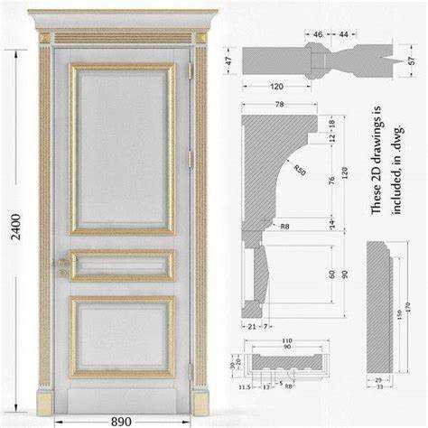 Сколько наличников нужно на одну межкомнатную дверь