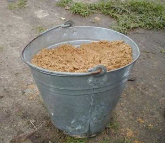 Как правильно заполнить ведро щебнем для точного взвешивания