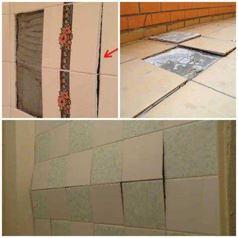 Треснула плитка в ванной на стене как исправить