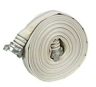 Подключение пожарного рукава к источнику воды