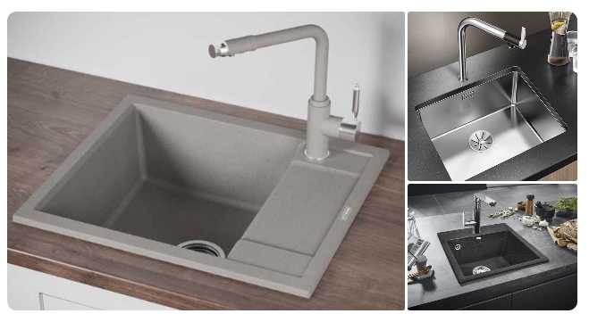 В чем разница между мойками из нержавеющей стали и композита
