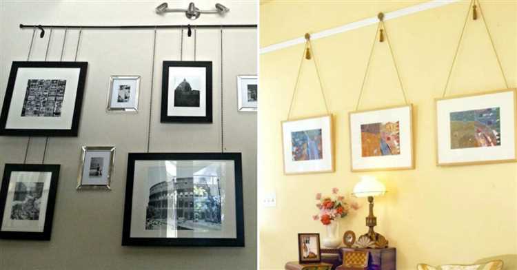 На каком расстоянии друг от друга вешать несколько картин