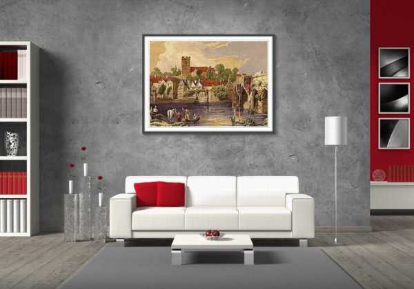 Как выровнять картины по горизонтали без лазерного уровня