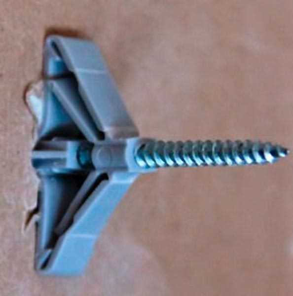 Как крепить бабочки в гипсокартон