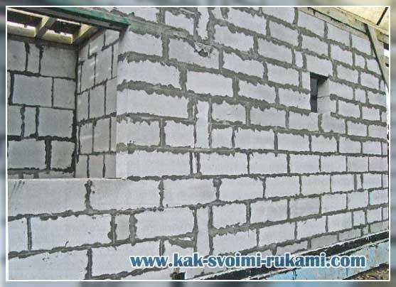 Проверка вертикали и уровня при установке первого ряда