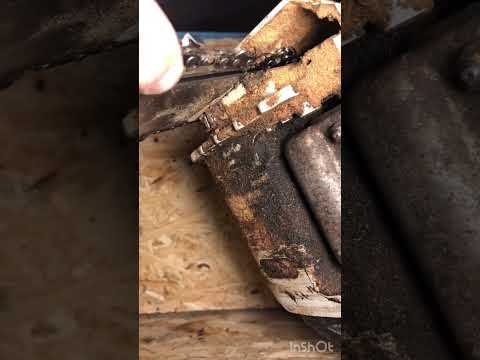 Проверка плавности хода цепи вручную