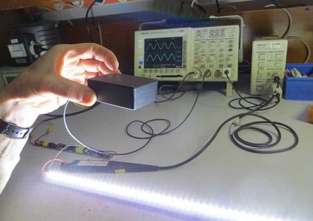 Применение специализированного измерителя мерцания