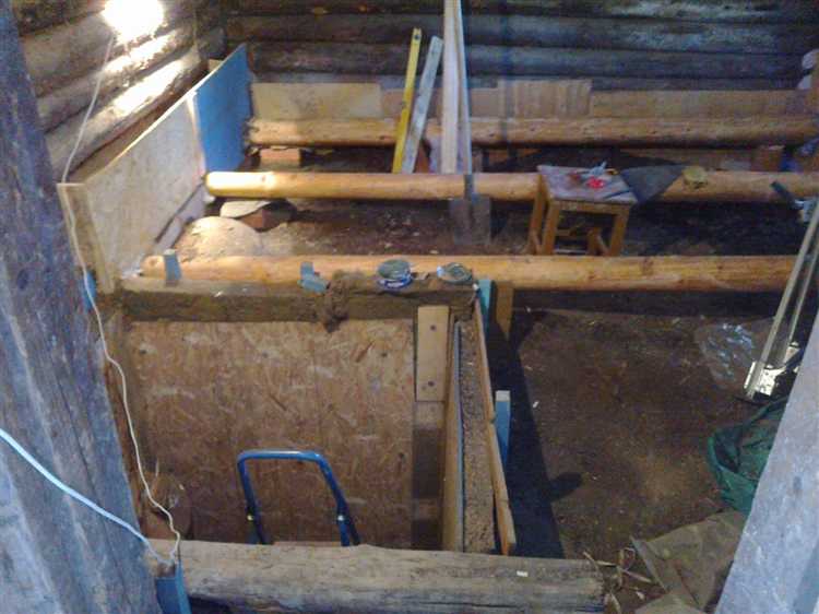 Организация внутренней системы отвода воды из подполья