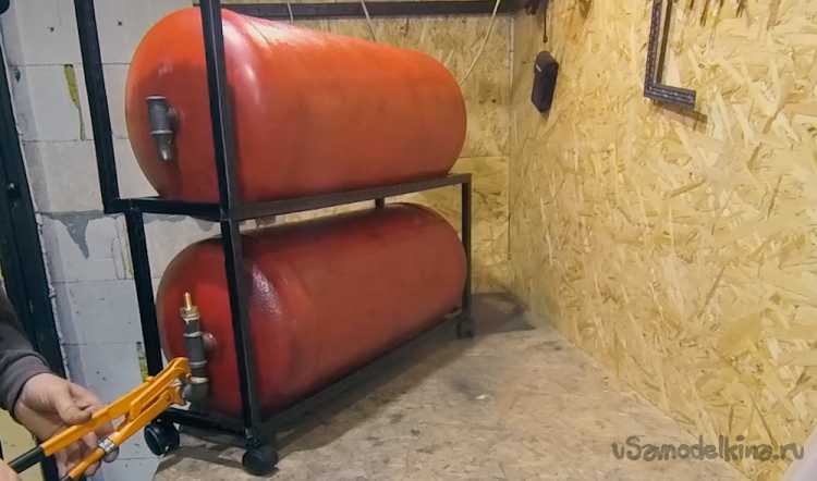 Установка обратных клапанов и дренажных систем в связке ресиверов