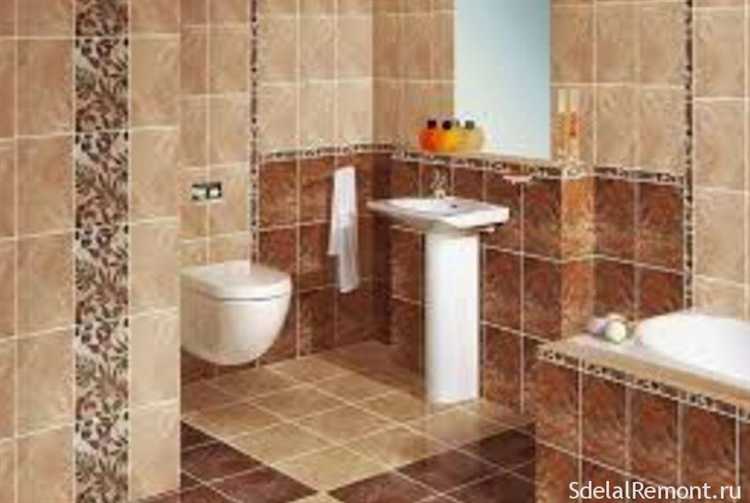 Какие размеры плитки подходят для комбинированной укладки