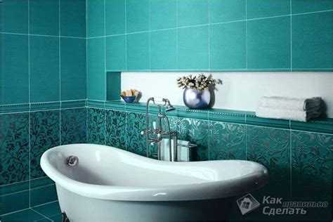 Как сочетать плитку разных форматов в одном помещении